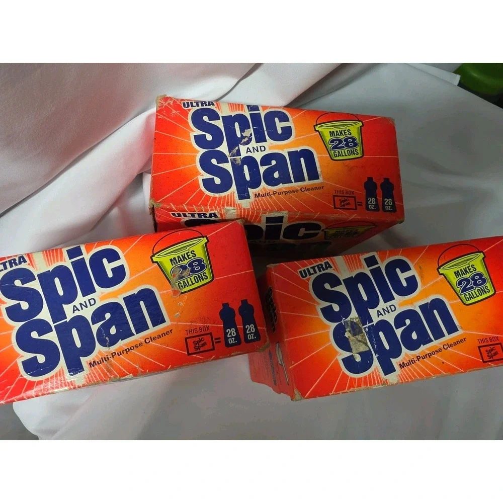 Vintage 3 Ultra Spic and Span Multi Purpose Cleaner Powder 12.4oz